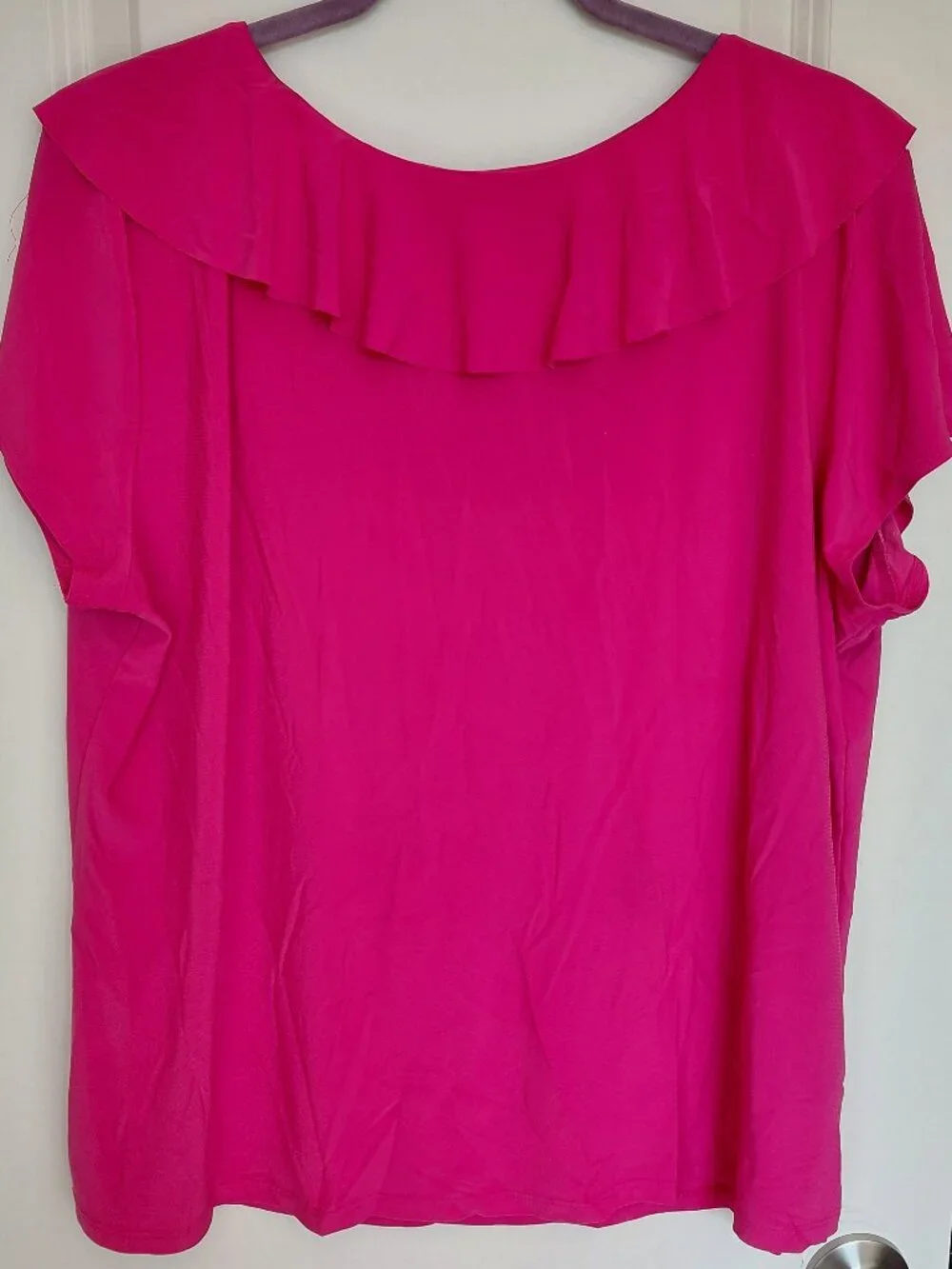 Pink Ruffle Blouse - Picture 2 of 2